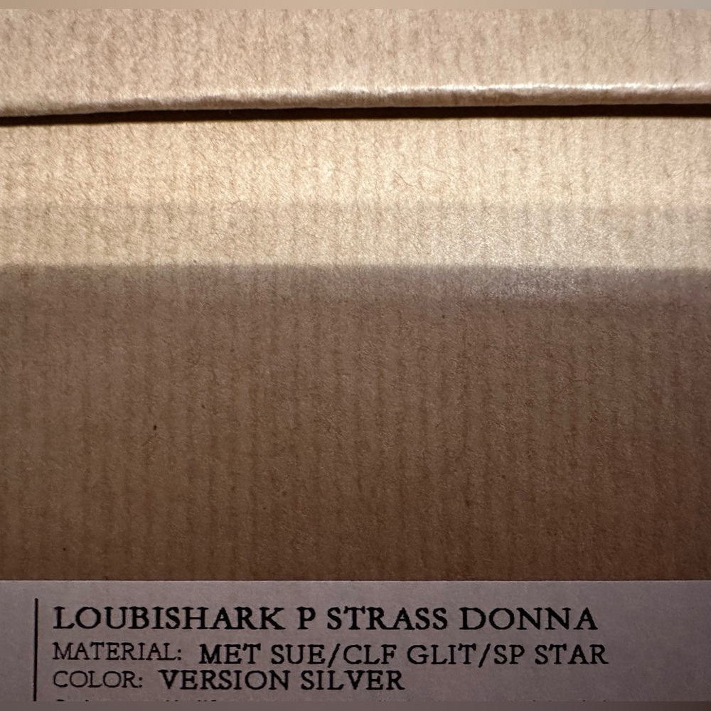 Sold out Christian Louboutin Loubishark Glittered  sneakers size 38 - Picture 10 of 16